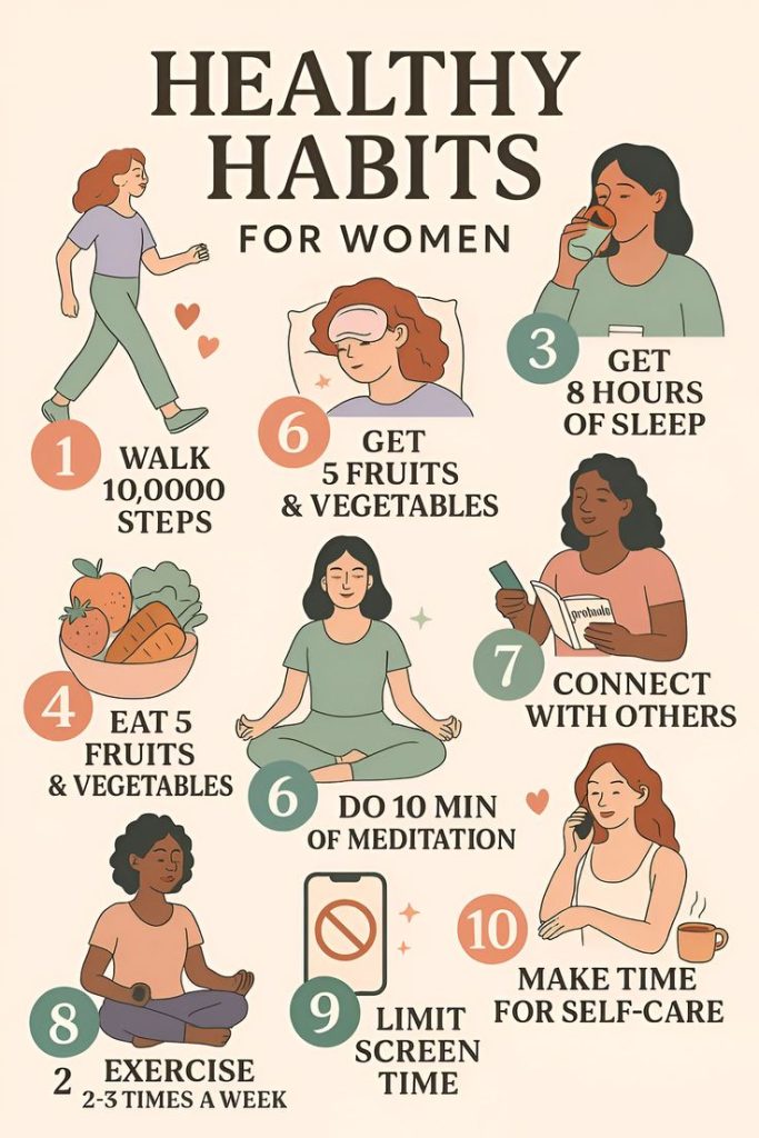 7 Daily Self-Care Habits Every Woman Should Prioritize for Long-Term Health