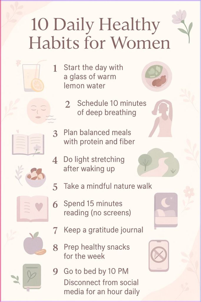 7 Daily Self-Care Habits Every Woman Should Prioritize for Long-Term Health