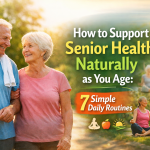 How to Support Senior Health Naturally as you Age : 7 Simple Daily Routines How Gentle Daily Routines Help Support Senior Health Naturally