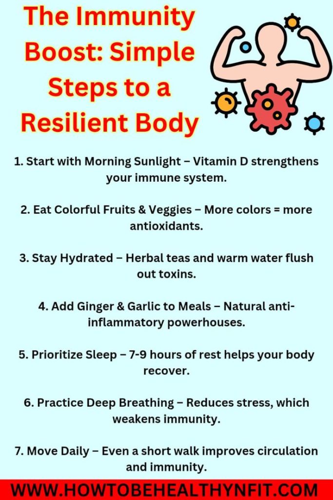 Strengthen Your Immune System Naturally with 8 Daily Habits