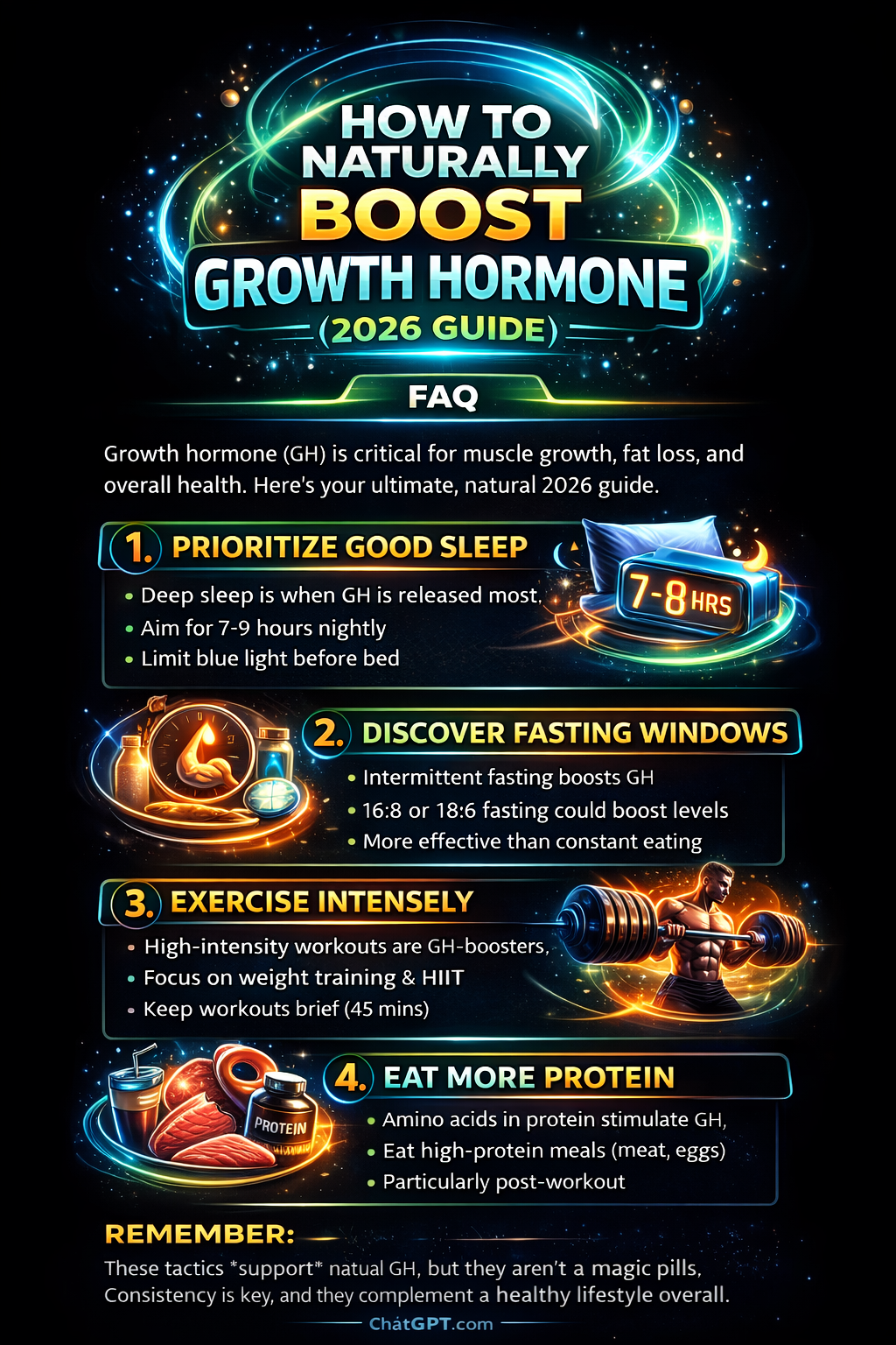 How to Naturally Boost Growth Hormone (2026 Guide)