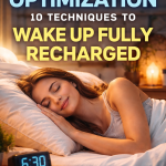 Sleep Optimization: 10 Techniques to Wake Up Fully Recharged Sleep Optimization: 10 Techniques to Wake Up Fully Recharged